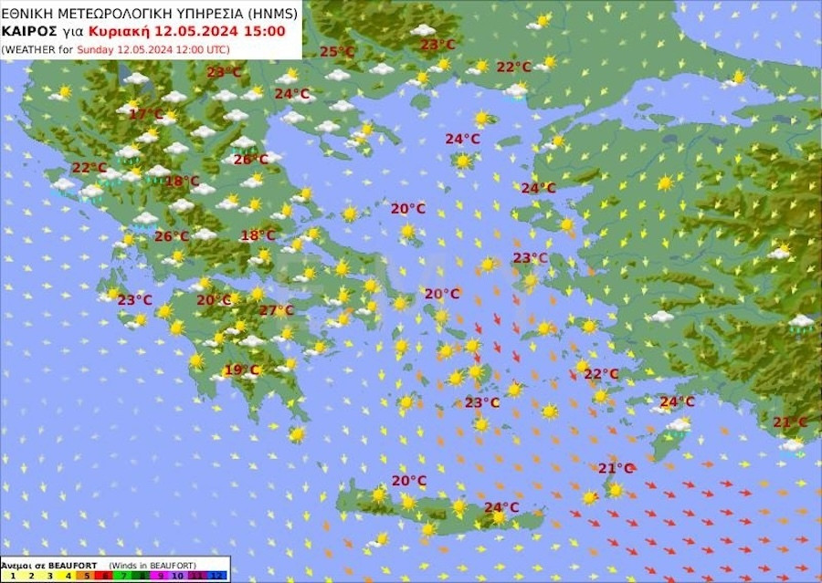 Καιρός, Καιρός Σήμερα, Πρόγνωση Καιρού