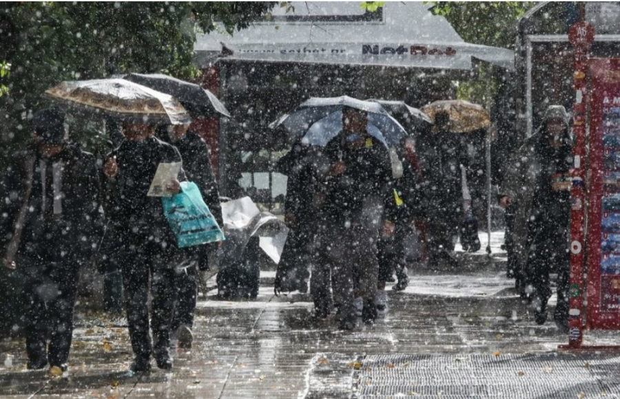 Ο καιρός αύριο Δευτέρα 10/1