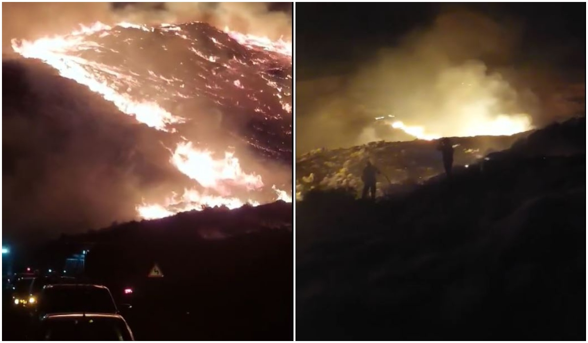 Φωτιά τώρα στο Ηράκλειο – Στον αέρα δύο ελικόπτερα