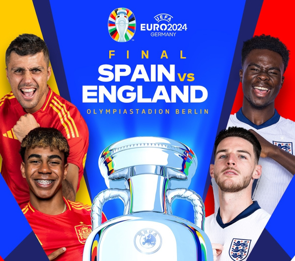 Ισπανία – Αγγλία: Η ώρα και το κανάλι μετάδοσης του τελικού στο Euro 2024