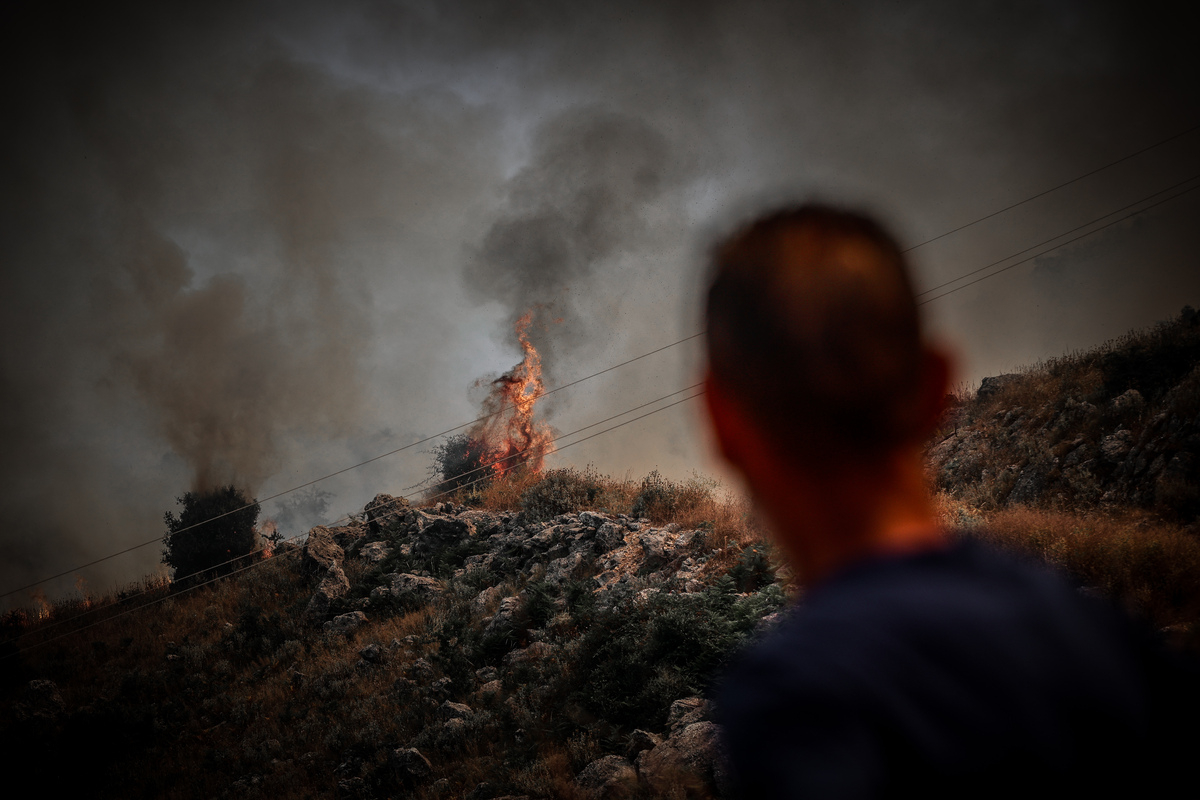 Φωτιά τώρα στη Ναύπακτο - Ισχυρές πυροσβεστικές δυνάμεις στο σημείο