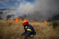 Φωτιά τώρα στον Μελισσουργό Θεσσαλονίκης – Σηκώθηκαν δύο αεροσκάφη