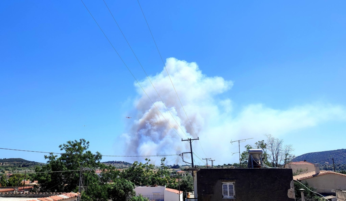 Φωτιά τώρα στο Κρανίδι – Ήχησε το 112 για εκκένωση στη Δάρδιζα Αργολίδας