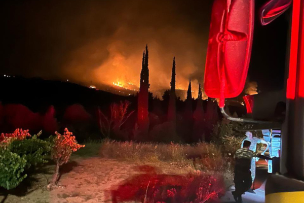 Φωτιά στην Κορινθία: Ολονύχτια μάχη με τις αναζωπυρώσεις (Εικόνες, Βίντεο)