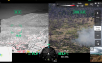 Drone της Πυροσβεστικής εντοπίζει φωτιά από κεραυνό