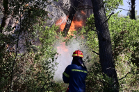 Οριοθετήθηκε η φωτιά στη Λάκκα Σουλίου