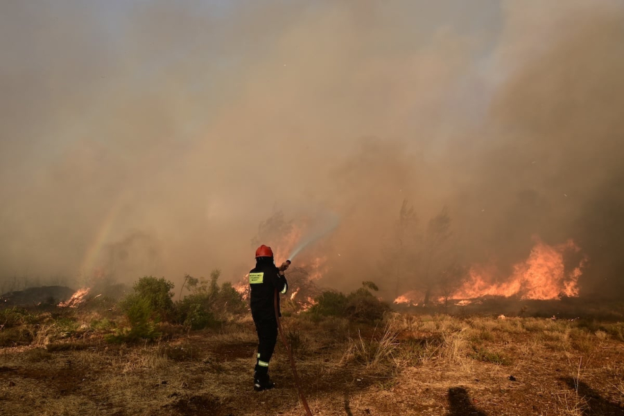 Φωτιά τώρα στο Άγιο Όρος – Σηκώθηκαν 2 ελικόπτερα