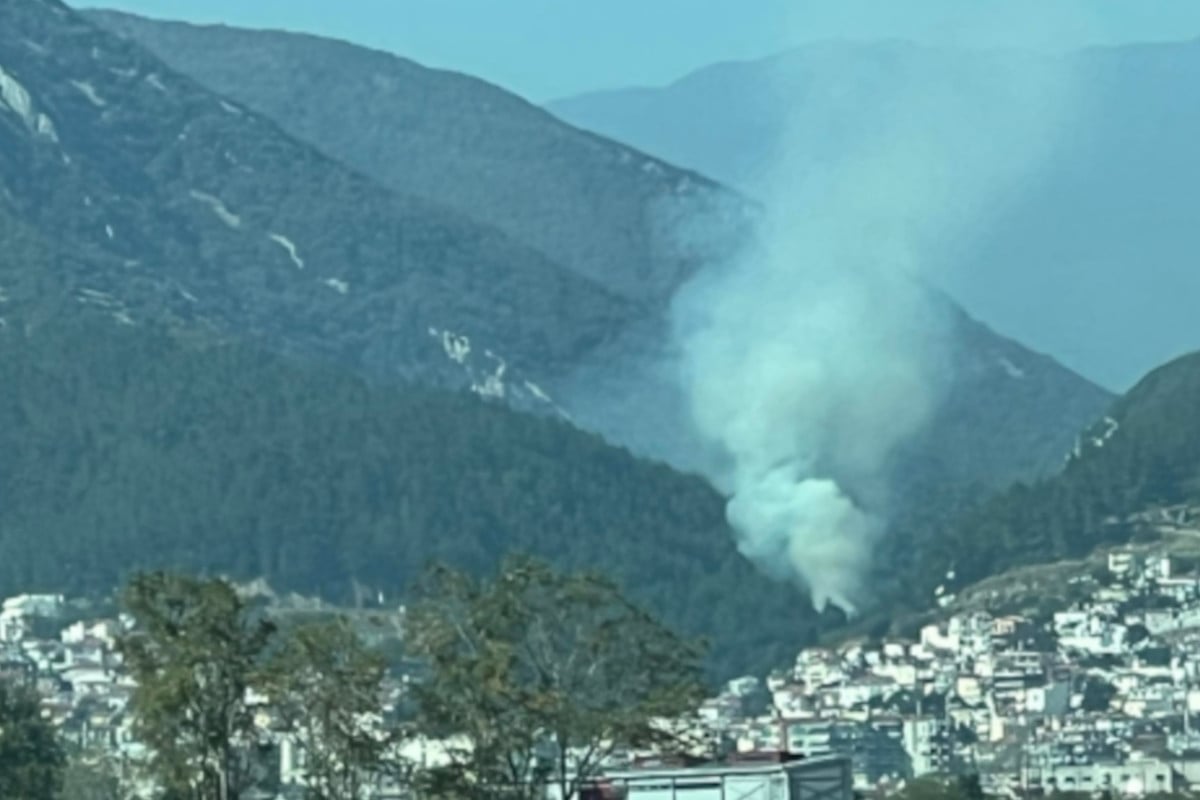 Φωτιά στο περιαστικό δάσος της Ξάνθης - Μήνυμα από το 112