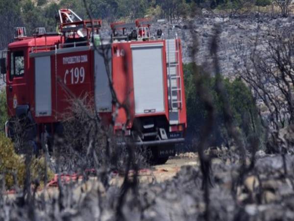 Σε ύφεση η φωτιά στην Κάντια Ναυπλίου