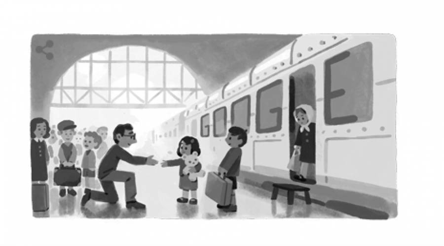 Nicholas Winton: Η Google τιμά με doodle τον Άγγλο που έσωσε 669 παιδιά
