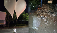 Βρώμικος πόλεμος: Η Βόρεια Κορέα έστειλε 90 μπαλόνια με σκουπίδια και περιττώματα στη Νότια Κορέα