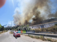 Φωτιά στην Πρέβεζα: Ήχησε το 112 - Αδιάκοπες ρίψεις νερού στη Φιλιππιάδα (βίντεο)