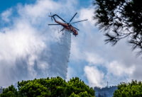 Σέρρες: Φωτιά σε δασική έκταση στον Λαϊλιά