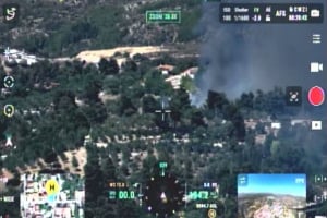 Φωτιά στη Σταμάτα: Η στιγμή που το drone την εντοπίζει στο αρχικό της στάδιο (Εικόνες, βίντεο)