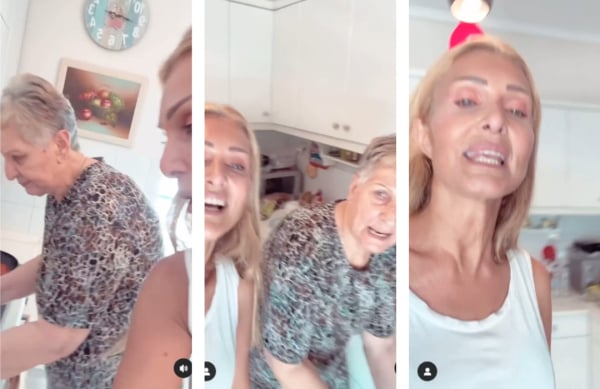 Νατάσα Θεοδωρίδου: Στην κουζίνα με τη μαμά της – μας φτιάχνει καγιανά (βίντεο)