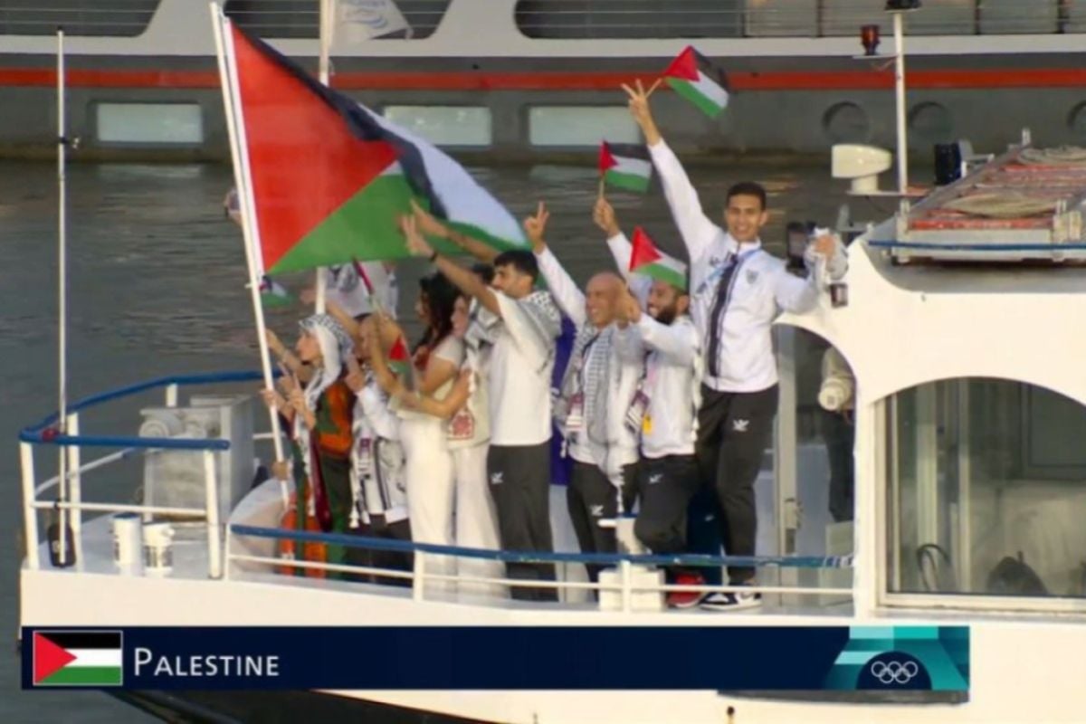 Ολυμπιακοί Αγώνες 2024: Η είσοδος της Παλαιστίνης στην τελετή έναρξης