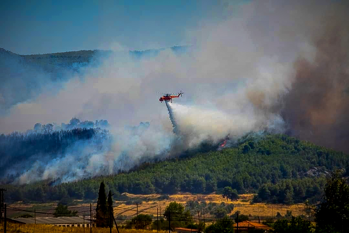 Ανεξέλεγκτη η φωτιά στην Εύβοια: Μπαράζ εκκενώσεων - Πύρινο μέτωπο προς Ερέτρια (Εικόνες, Βίντεο)