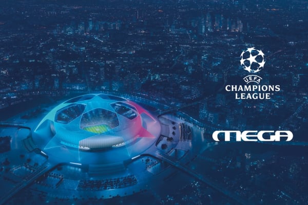 UEFA Champions League: Η κορυφαία ποδοσφαιρική διοργάνωση στο MEGA για τα επόμενα 3 χρόνια