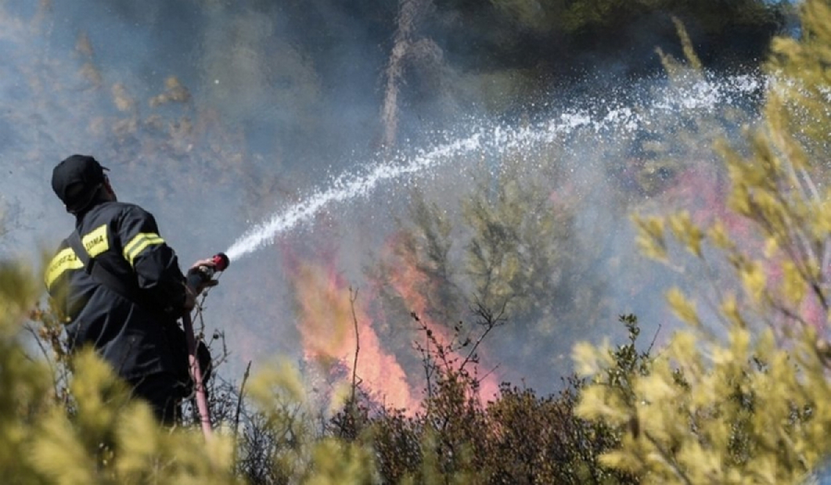 Φωτιά τώρα στο Καλέντζι Κορινθίας