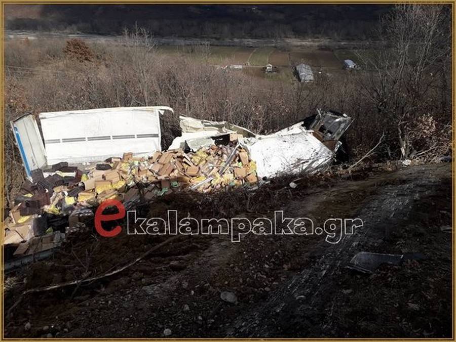 Θανατηφόρο τροχαίο με νταλίκα στην Ε.Ο Καλαμπάκας – Ιωαννίνων