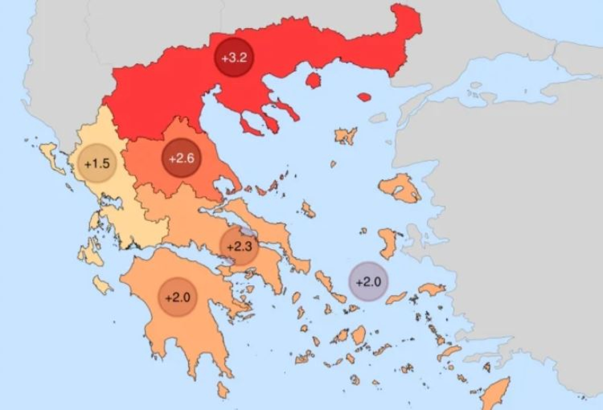 Καιρός: Ρεκόρ 14ετίας στις θερμοκρασίες του Ιανουαρίου - Τα γραφήματα του Meteo