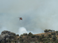 Φωτιά τώρα στις Σέρρες