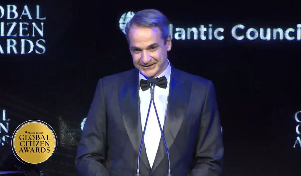 Βράβευση Μητσοτάκη από το Atlantic Council: Το «Global Citizen Award» ανήκει σε όλους τους Έλληνες