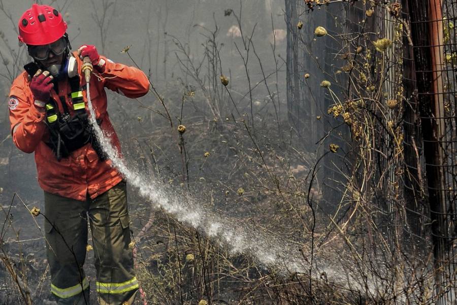 Χωρίς ενεργό μέτωπο η φωτιά στις Σάπες Ροδόπης