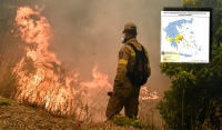 Συναγερμός για φωτιές και την Κυριακή - Οι περιοχές με πολύ υψηλό κίνδυνο