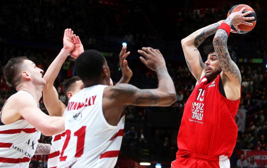 Euroleague: Ηττα για τον Ολυμπιακό από την Αρμάνι με 66-57