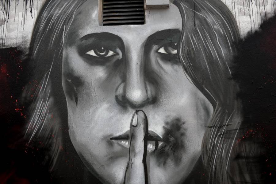 Γκράφιτι κατά της ενδοοικογενειακής βίας έφτιαξε 16χρονος
