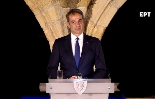 Κυριάκος Μητσοτάκης: «Ο Ελληνισμός δεν θα πάψει να αγωνίζεται μέχρι να επανενωθεί η Κύπρος»