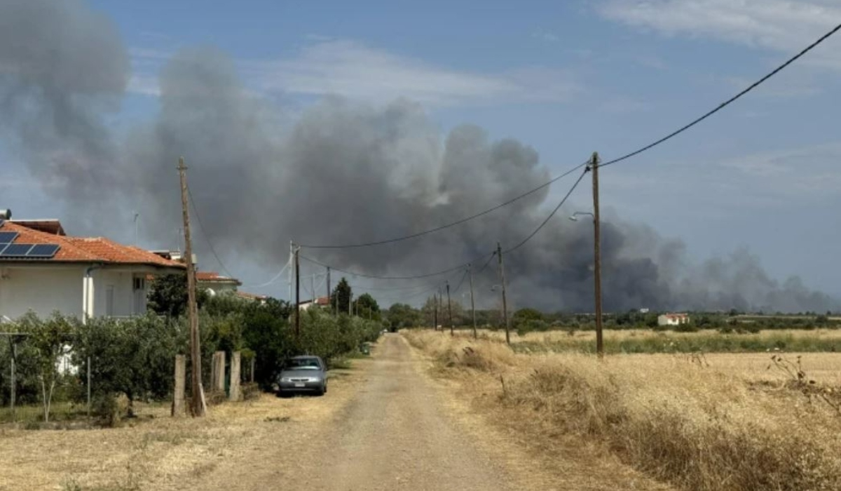 Φωτιά τώρα στη Ροδόπη - Σηκώθηκαν 6 εναέρια μέσα, ήχησε το 112 για εκκένωση