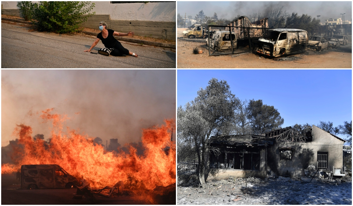 Τα ντοκουμέντα της μεγάλης φωτιάς στην Αττική και η επόμενη ημέρα (Φωτογραφίες)