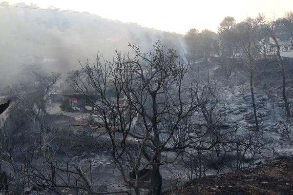 Συναγερμός στην Πυροσβεστική για φωτιά στη Λακωνία