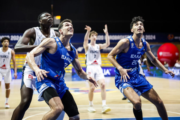 Eurobasket U20: Για το χάλκινο μετάλλιο η Ελλάδα - Ήττα με 69-57 από Γαλλία στον ημιτελικό