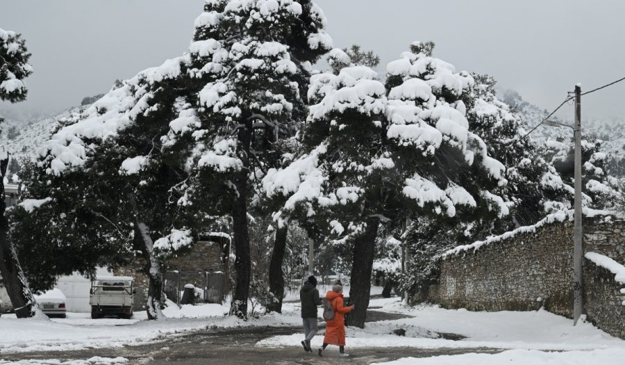 Ακραία και ακαριαία φαινόμενα φέρνει η κακοκαιρία «Φίλιππος» - Πυκνή χιονόπτωση σε Αττική, Εύβοια, Στερεά