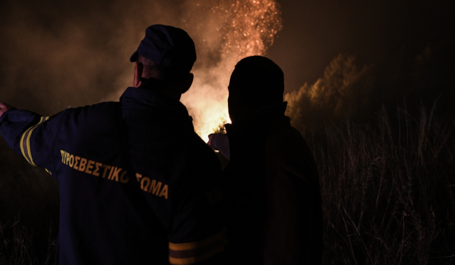 Φωτιά τώρα στη Λέσβο