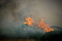 Φωτιά τώρα στη Ρόδο - Καίει δασική έκταση στον Αρχάγγελο