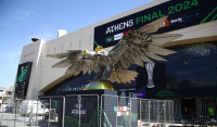 Τελικός Conference League: «Λίφτινγκ» στην OPAP Arena - Άλλαξε όνομα, μπήκαν τα εμβλήματα Ολυμπιακού - Φιορεντίνα