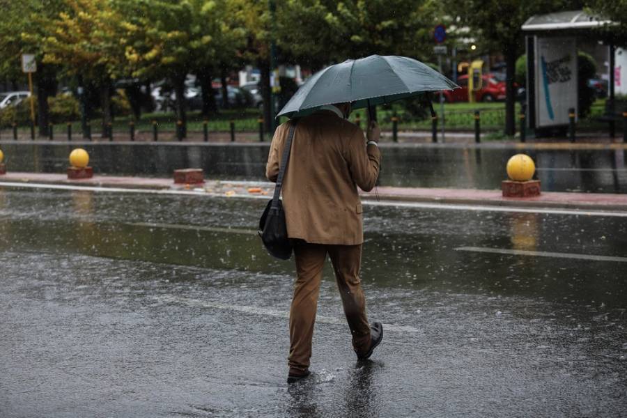 Έκτακτο δελτίο καιρού από την ΕΜΥ με βροχές και καταιγίδες