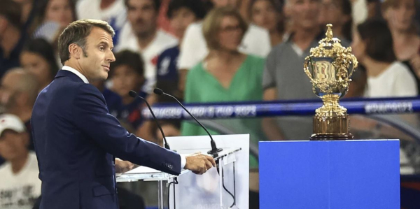 Μακρόν: Τον γιούχαραν στην τελετή έναρξης του Παγκοσμίου Κυπέλλου Ράγκμπι
