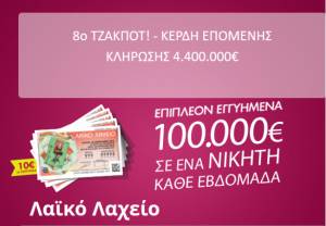 Λαϊκό Λαχείο 7/5/2019: Η κλήρωση και τα αποτελέσματα