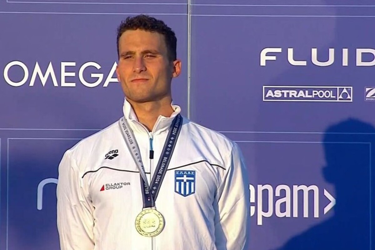 Κολύμβηση: Χρυσό μετάλλιο και πανελλήνιο ρεκόρ για τον Παπαστάμο στο Βελιγράδι