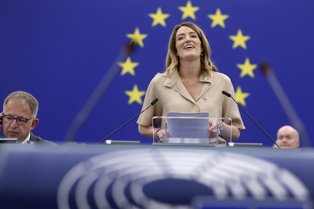 Επανεξελέγη πρόεδρος του Ευρωπαϊκού Κοινοβουλίου η Μέτσολα