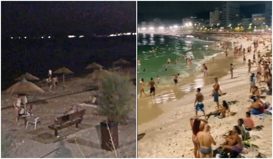 Γλυφάδα όπως… Copacabana: Βουλιάζουν οι παραλίες και μετά τα μεσάνυχτα (βίντεο)