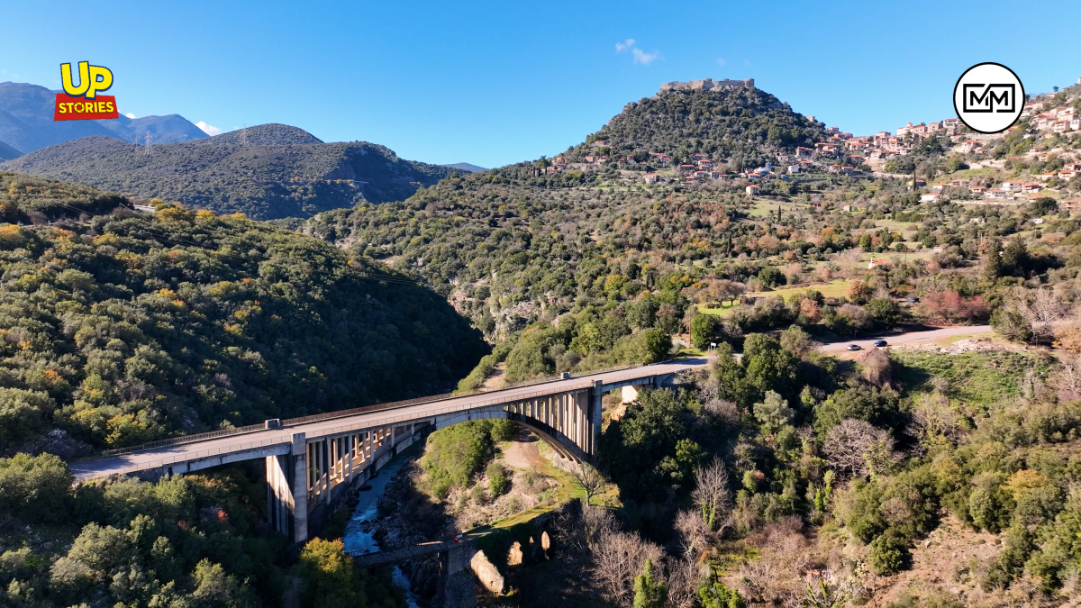 Καρύταινα: Το ιστορικό γεφύρι και η σύνδεσή του με τον Κολοκοτρώνη – Εντυπωσιακό βίντεο drone