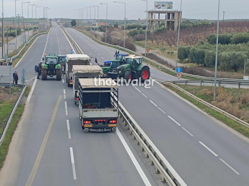 Αγρότες: Κλείνουν για 8 ώρες την Ε.Ο. Θεσσαλονίκης – Ν. Μουδανιών