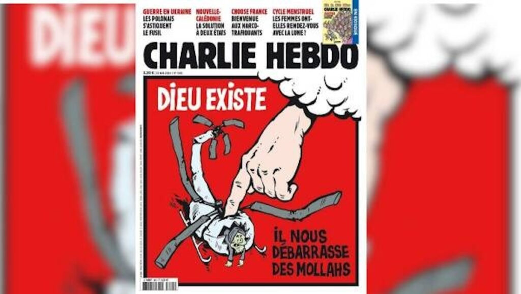 «Ο Θεός υπάρχει»: Το προκλητικό εξώφυλλο του «Charlie Hebdo» για τον θάνατο του Εμπραχίμ Ραϊσί