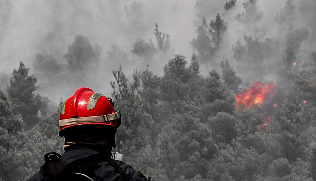 Φωτιά στα Βίλια: Ανεξέλεγκτες φλόγες, καίγονται σπίτια – Μήνυμα 112 για εκκένωση δύο περιοχών